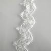 Polyester Car Bone Lace, Wedding Veil, Dress Accessories, White Car Stock Lace