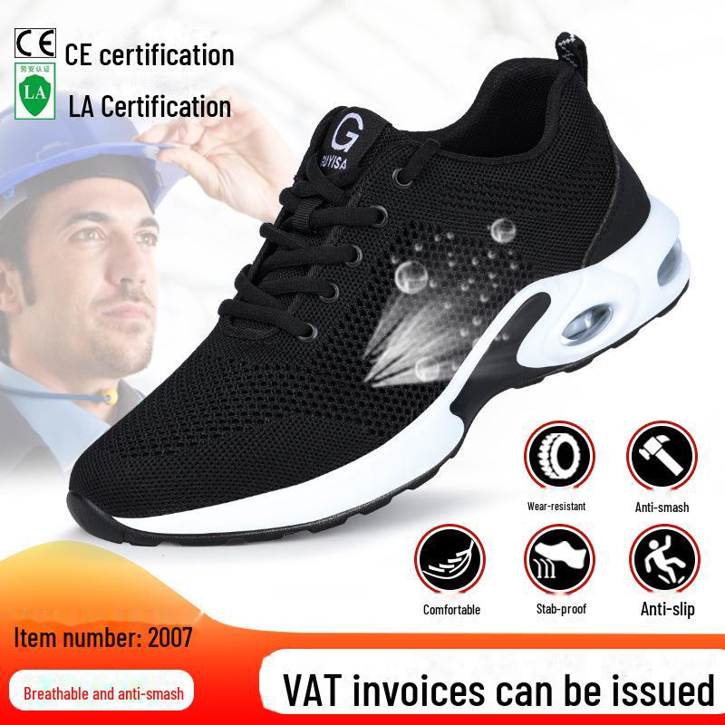 Ανδρικά παπούτσια ασφαλείας με ατσάλινα δάχτυλα - Αντιθαμβωτικά, αντιδιατρητικά, ελαφριά υποδήματα εργασίας