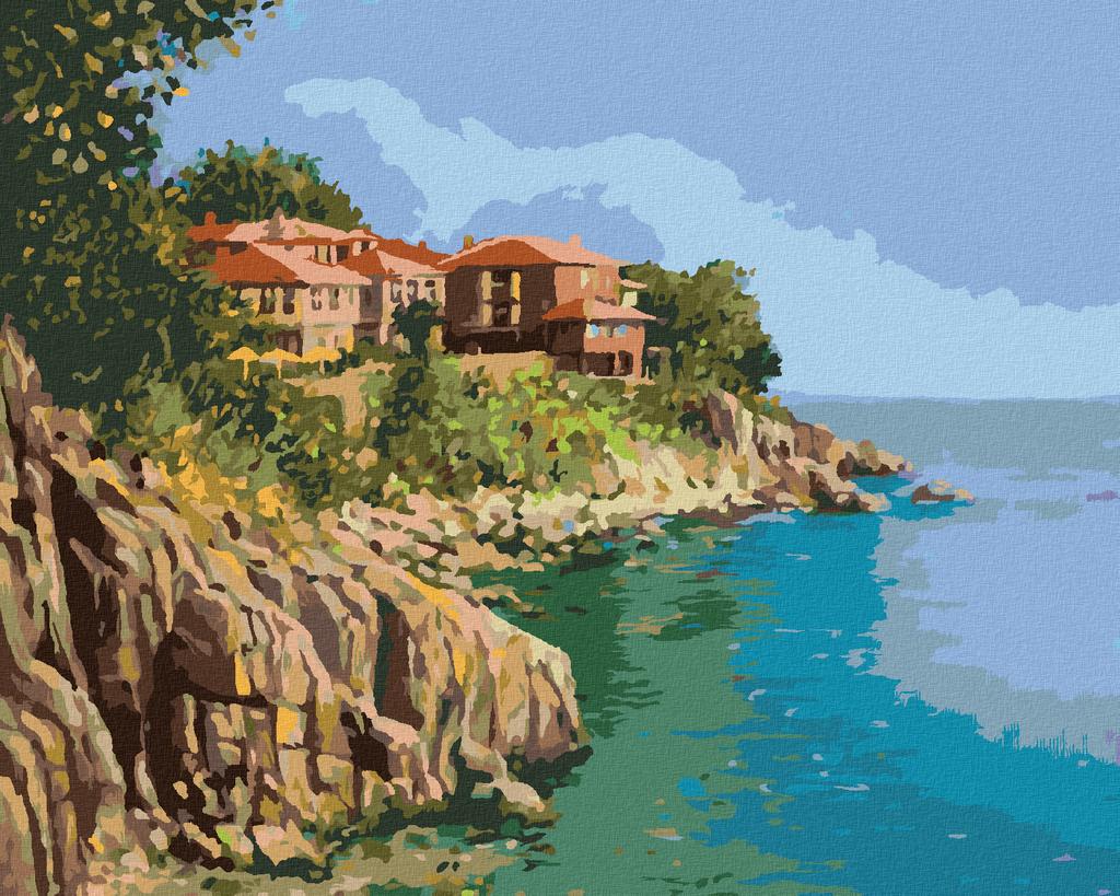 Zuty Paint by Numbers COAST IN BULGARIA, 40x50 cm kup niedrogo