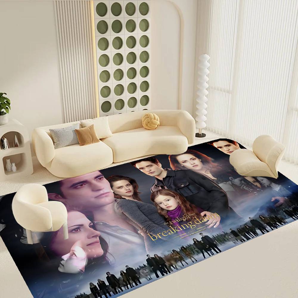 Vampir Fantasy Film T-Twilight Fußmatte Günstiger Rutschfest Modern Wohnzimmer Balkon Bedruckte Nachttischmatten