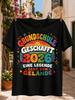 Grundschule Geschafft 2026 Retro Rainbow Graphic Sunset Stripes Stars And Playful Gerunisex School  Unisex All Tshirt