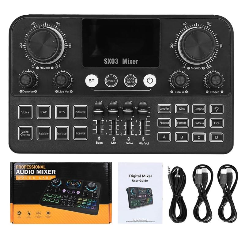 Multiple Effect Vocal Processor Soundboard With