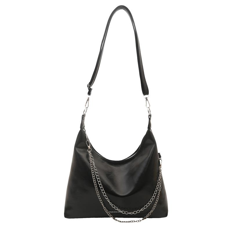 

Fashion highvalue underarm bag women s spring new simple wind chain commuter shoulder messenger bag чёрный