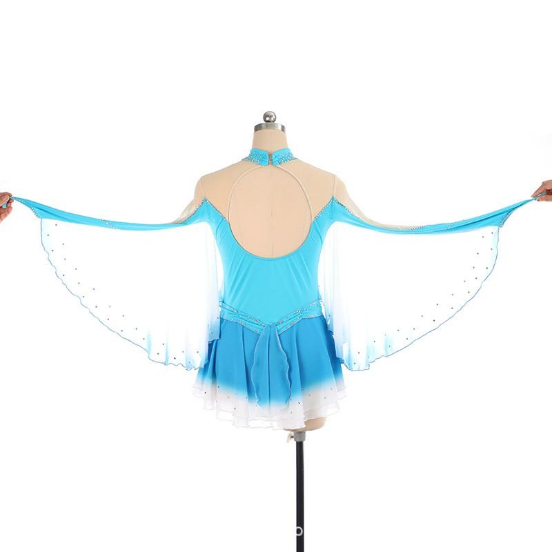 Girls Women Figure Skating Dress Performance Costume Competition Skirt Nylon 21 Colors