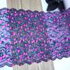 16.5cm wide Multicolor Elastic Lace, Stretchy Spandex Sewing Lace Trim for Lingerie, Bra, Underwear, Garment, Crafting