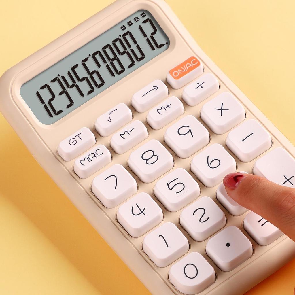 12-Bit Cute Portable Calculator for Office Use