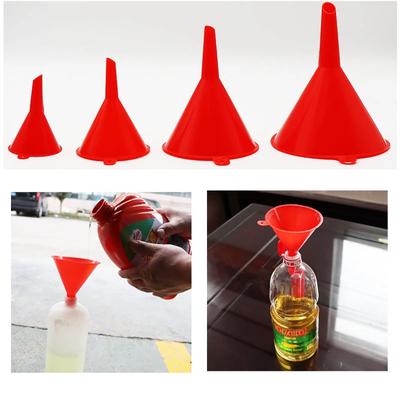 4PCs Anti-splash Motorcycle Car Oil Filling Funnels Gasoline Oil Change Refueling Tool Oil Funnels Filling Tool Auto Accessories