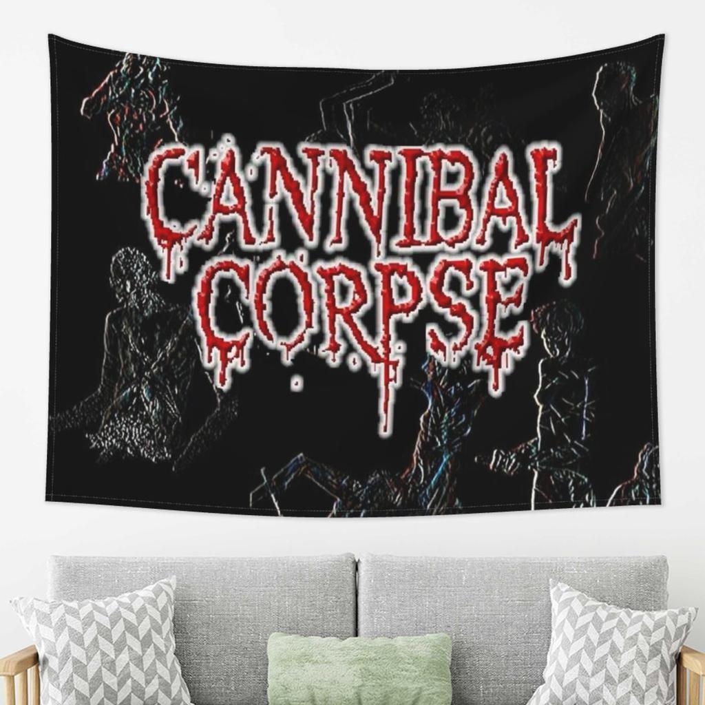 Cannibal Corpse Metal Skateboard Tapestry Decor Art Aesthetic Tapestries for Living Room Bedroom Home Wall Cloth Wall Hanging