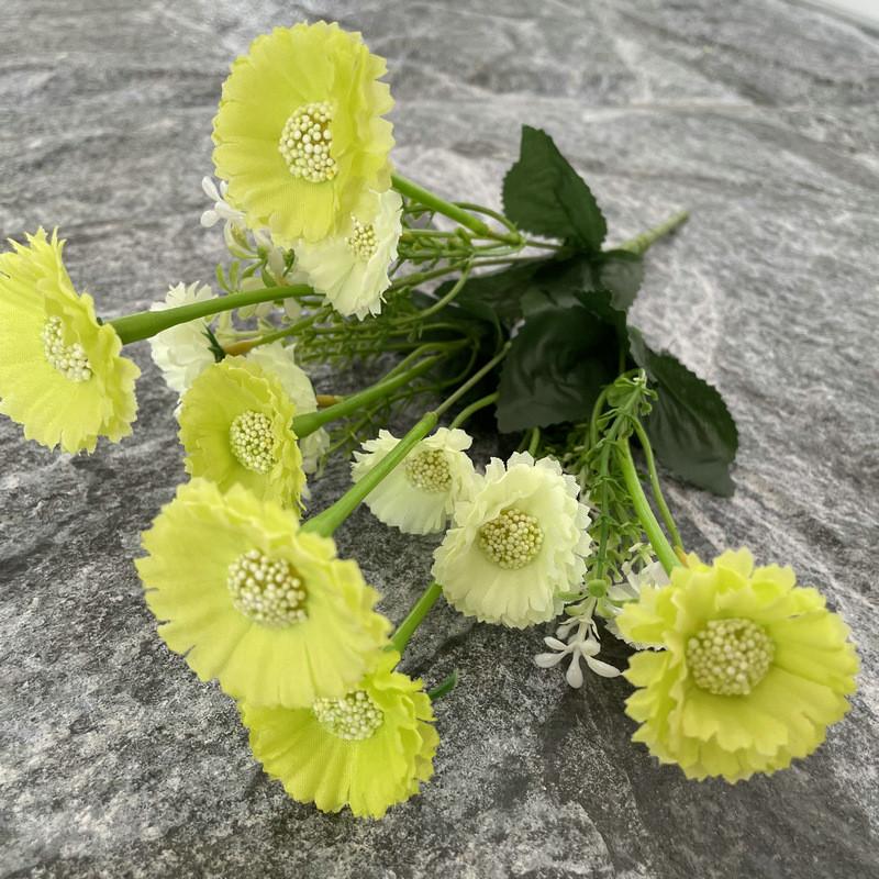 

Artificial Chrysanthemum Flower Arrangement For Wedding Decor Home Office Photography Props