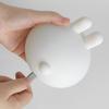 Cute Rabbit Night Light Silicone Bunny Tabletop Lamp 2700K Warm Light with Timing Bedroom Decor