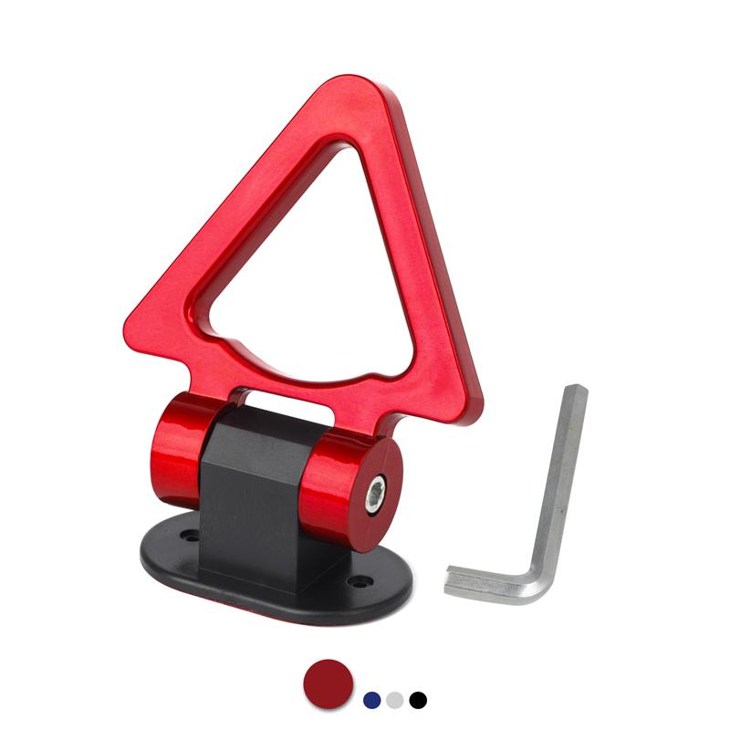 Adhesive V-Shaped Decorative Car Sticker Trailer Ring Car Modified Tow Hook Car Tow Strap Abs Tow Bar Hook Up Car Accessories
