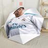 Real Madrid Player Outdoor Automatic Umbrella Sturdy 8-Rib Shaft Lightweight Travel Essential Outdoor Accessory Stylish Gift for Women