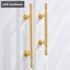 Modern Solid Brass Furniture Handle - Luxury Gold Cabinet Pulls for Home Decor