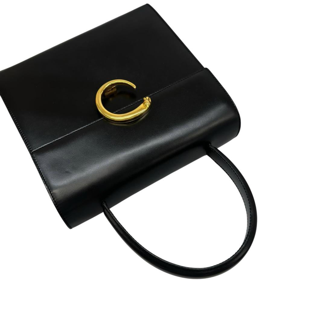 CARTIER PANTHERE Handbag black Women used