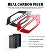 Real Soft Carbon Fiber Sticker For Ford Mustang GT 2024 2025 LHD RHD Car Seat Handle Button Frame Interior Trim Accessories.