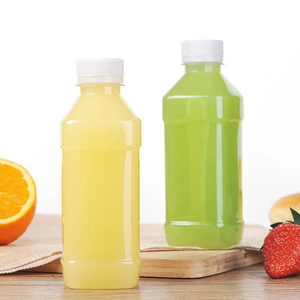 5Pcs 100ml Plastic Empty Bottles Multi-Function Milk Bottles New Portable Beverage Bottles