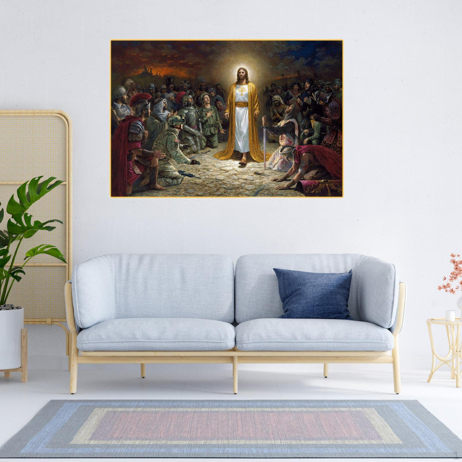 

Настенный декор в виде картины Иисуса на холсте для спальни 50X70cm