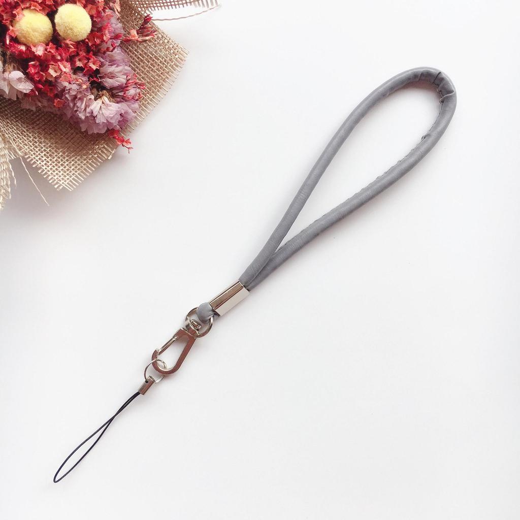 High-Quality PU Leather Unisex Phone Lanyard & Keychain Pendant