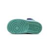 Jordan Air Jordan 1 Mid top Toddler Shoes Purple Green Infant And Toddler 644507-501