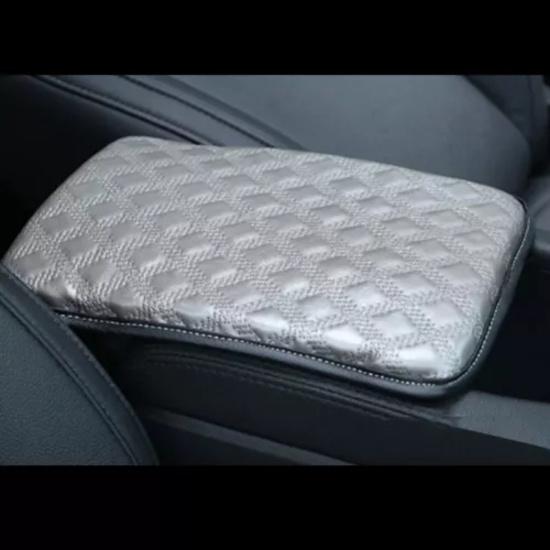 Car Leather Armrest Cushion Universal Pad Center Console Box Protect Cover