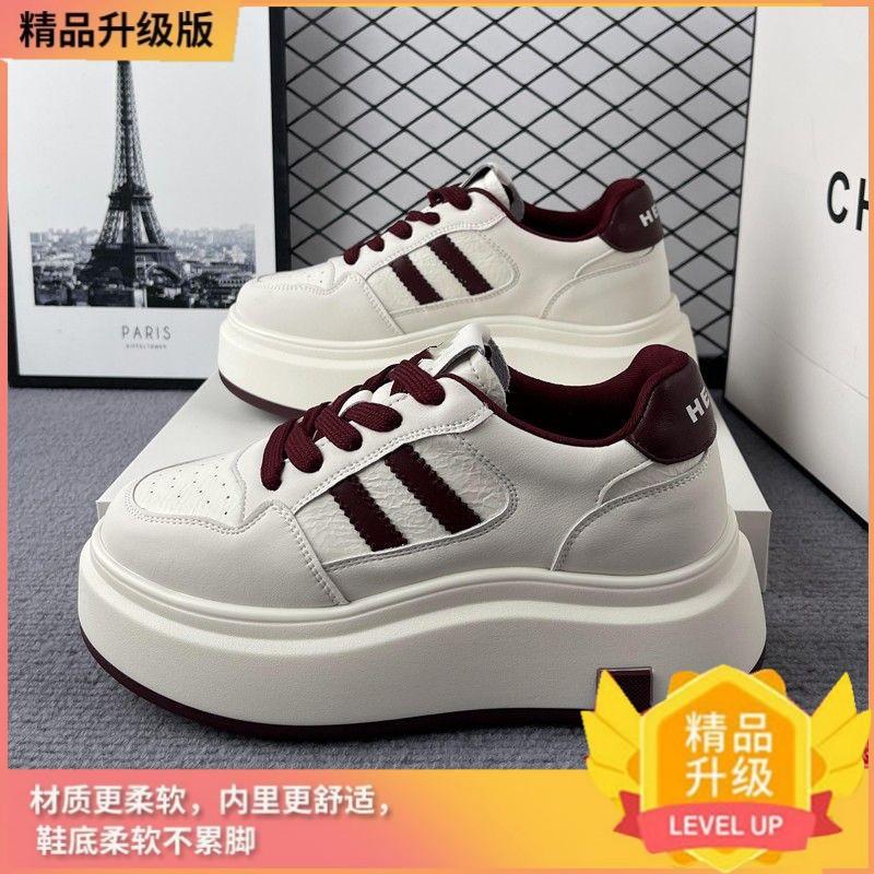 

Туфли на платформе белые женские 2025 весна новые маленькие мужские увеличивающие рост универсальные удобные дышащие туфли для спотбординга dopamine 35 бордовый