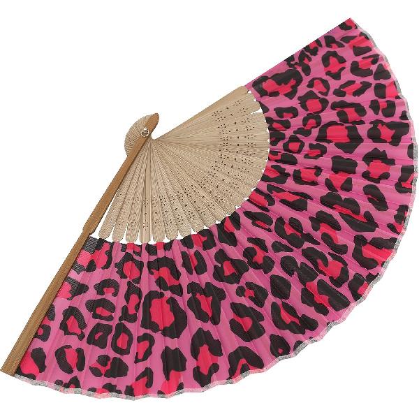 HeyToo Women Held Hand Folding Fan - Bamboo Printed Pattern Foldable Fan - Ideal for Decoration, Wedding, Themed Anniversary Party, Church, EDM,