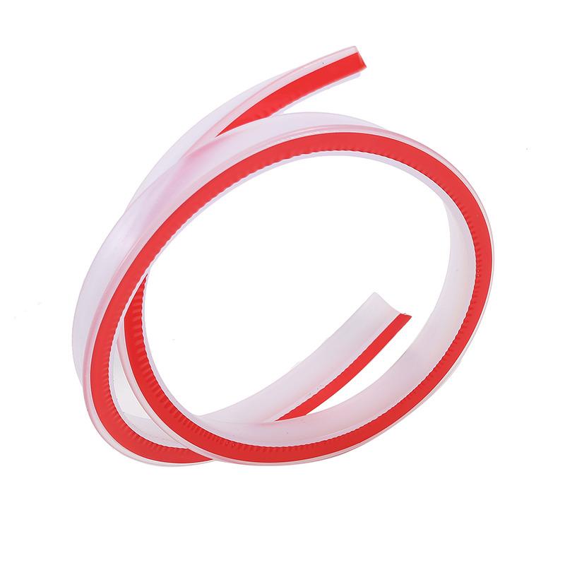 1pcs 1M Bathroom Shower Water Stopper Dam Barrier Seal Strip PVC Self-adhesive Practical Accessories