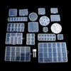 Transparent DIY Jewelry Storage Box - Detachable and Stackable Organizers for Tools and Earrings