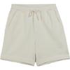 Solid Color Lace-Up Casual Straight Leg Shorts Men Shorts White IB4793