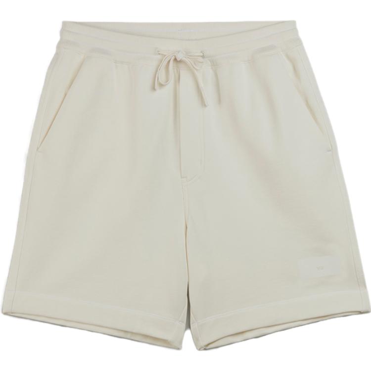 

Y-3 Однотонные повседневные шорты прямого кроя со шнуровкой, мужские шорты белого цвета IB4793 L