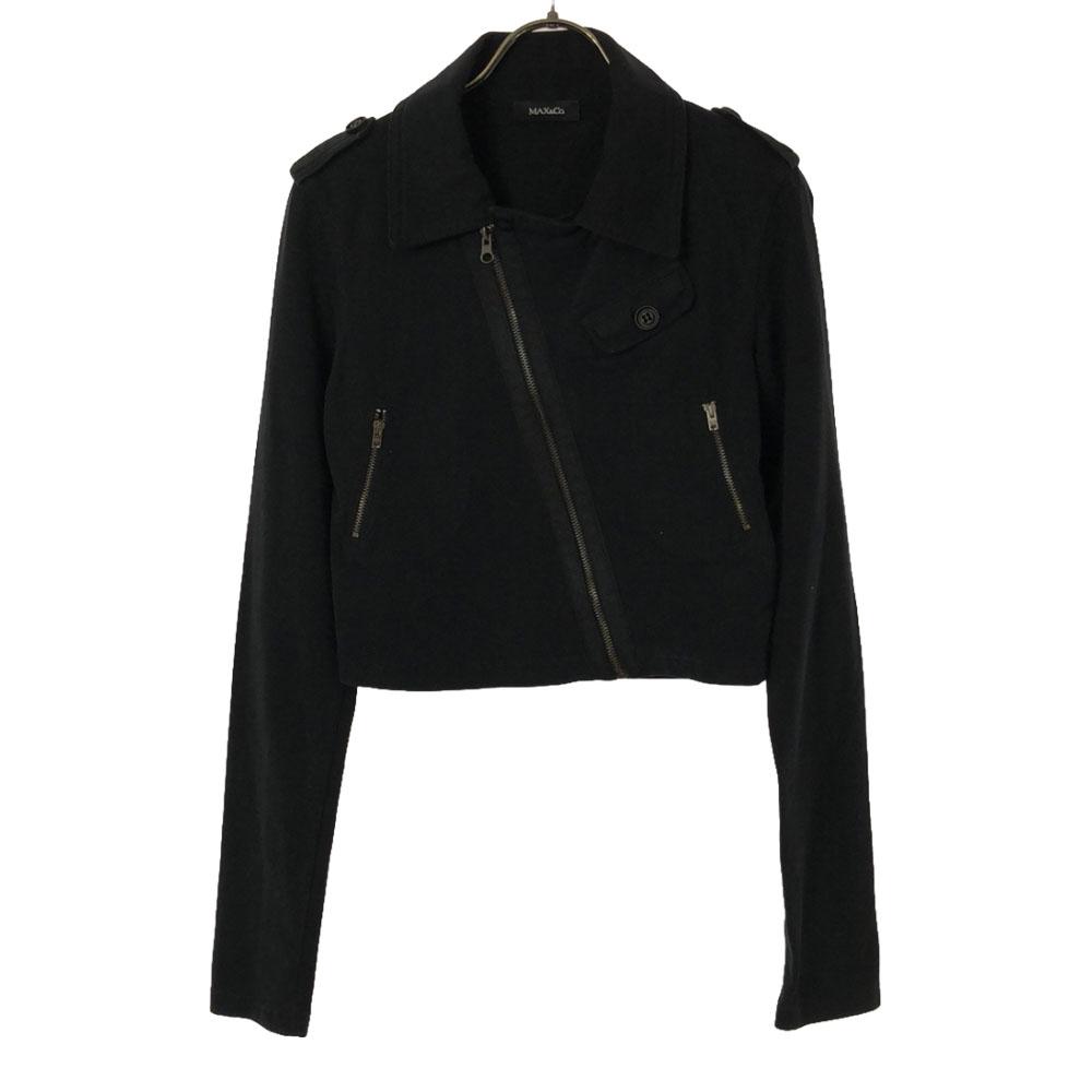 

MAX&CO Long sleeve Double riders jacket M black Women Used