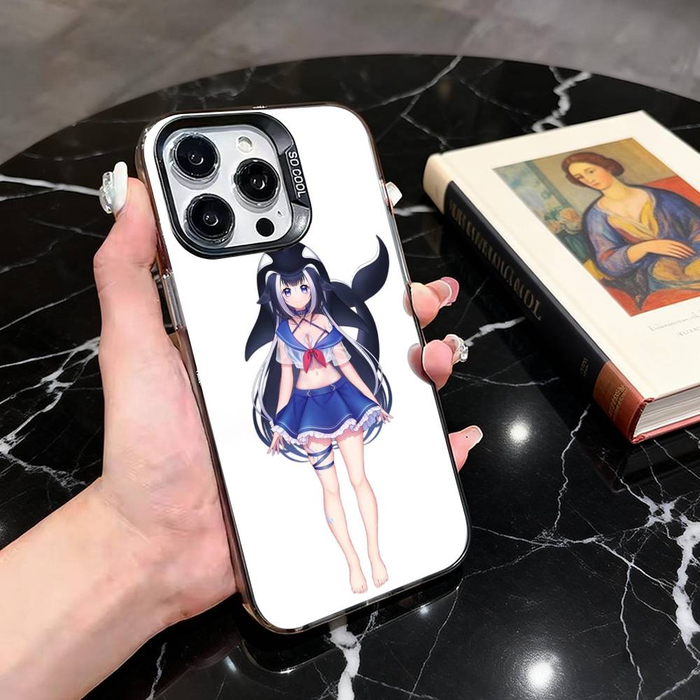 

Cute V-Vtuber S-Shylily Vshojo-SV Phone Case For iPhone 17,16,15,14,13,12,11 Plus,Pro Max,XS,Colorful Silver Black Cover iPhone16
