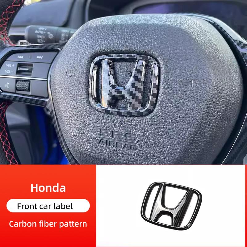 ABS Car Logo Auto Front Grille Emblem Trunk Sticker Accessories For Honda Civic Type-R Accord 8th 9th 9.5th 10th 11th Generation