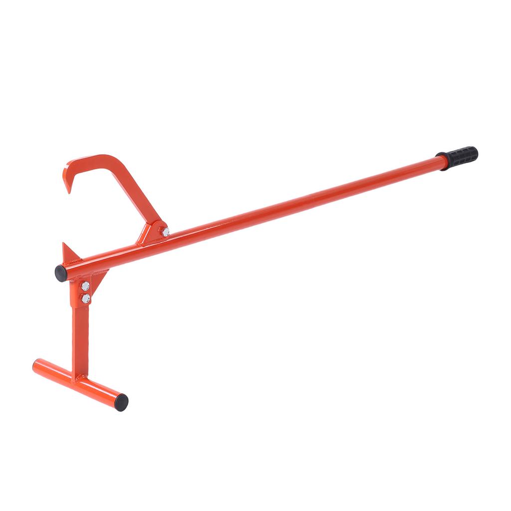 Adjustable Cant Hook Log Roller Lifter Heavy Duty Steel Logging Tools Log Jack with Rubber Grip for Rolling and Raising