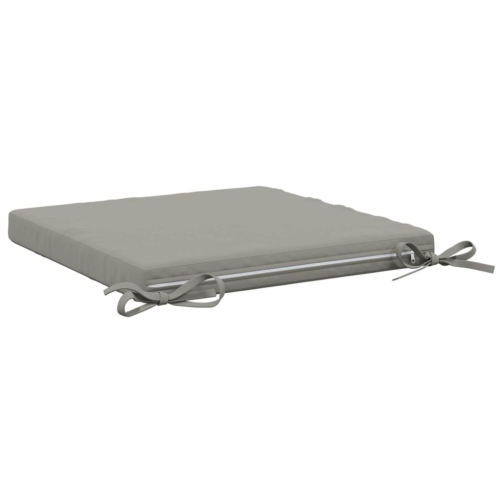 4 Piece Seat Cushions SOEST 4 Pcs. 100percent Polyester Gray