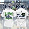 Seattle Seahawk 2025 NFC Champions 4X Conference Champs Super 1Bowl Lx Shirt