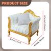 1/12 Dollhouse Furniture Sofa Decoration Pretend Toy Micro Landscape Decor Photo Prop for