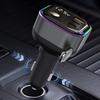 High Power Car Charger PD65W Retractable USB C Cable with 18W USB A /Type C Port Voltages Display Intelligent Protections