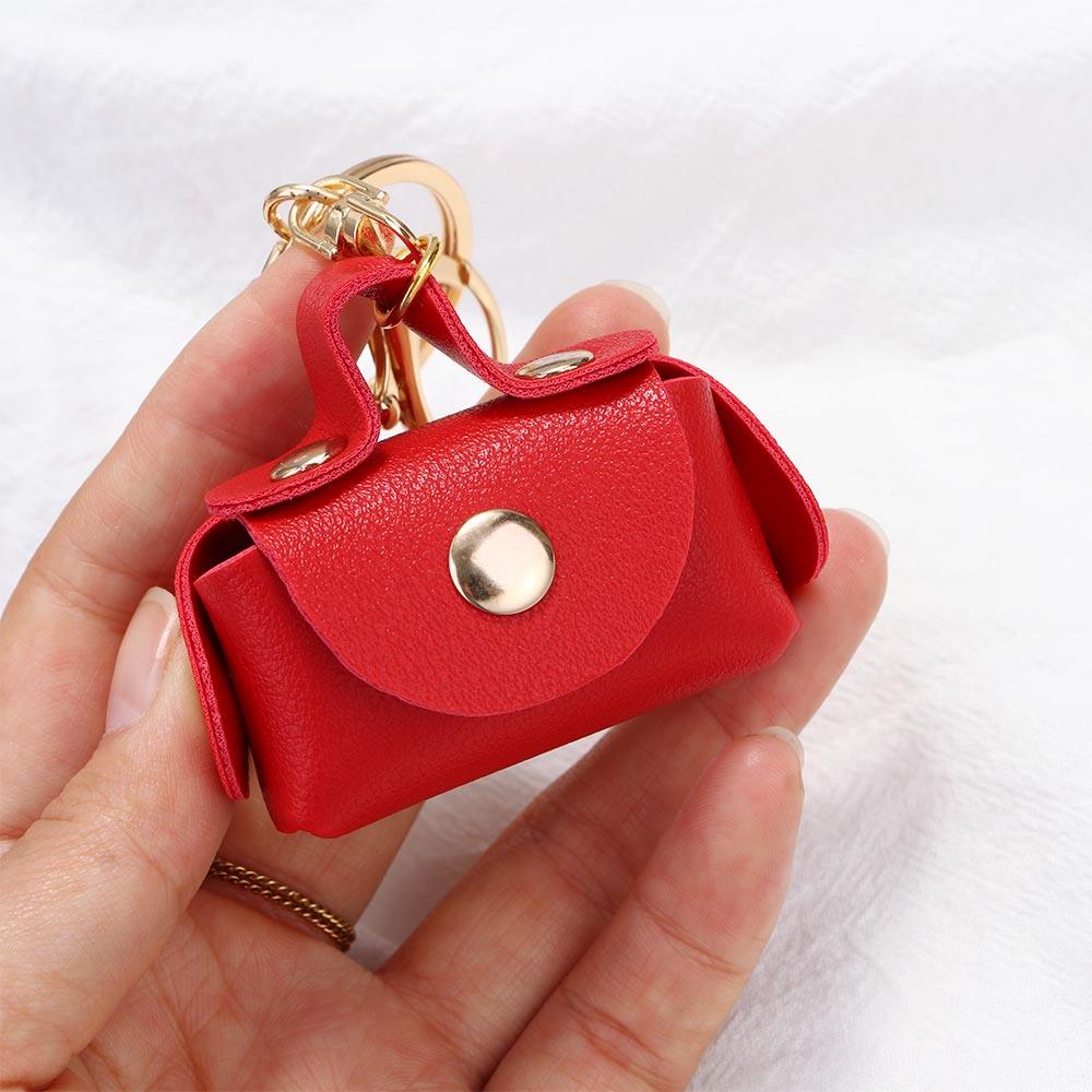 Gifts Women Car Accessories Lovely Cute Keyring Bag Keychains Purse Pendant Mini Bag
