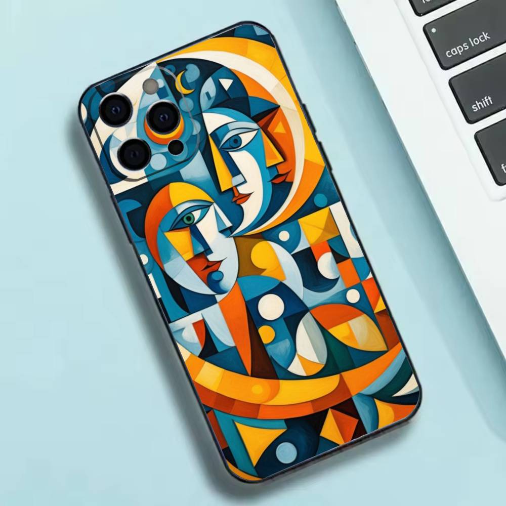 Picasso Abstract Art Painting  Phone Case Silicone Soft For IPhone 17 16 15 14 13 12 11 X XR Plus Pro Max Plus