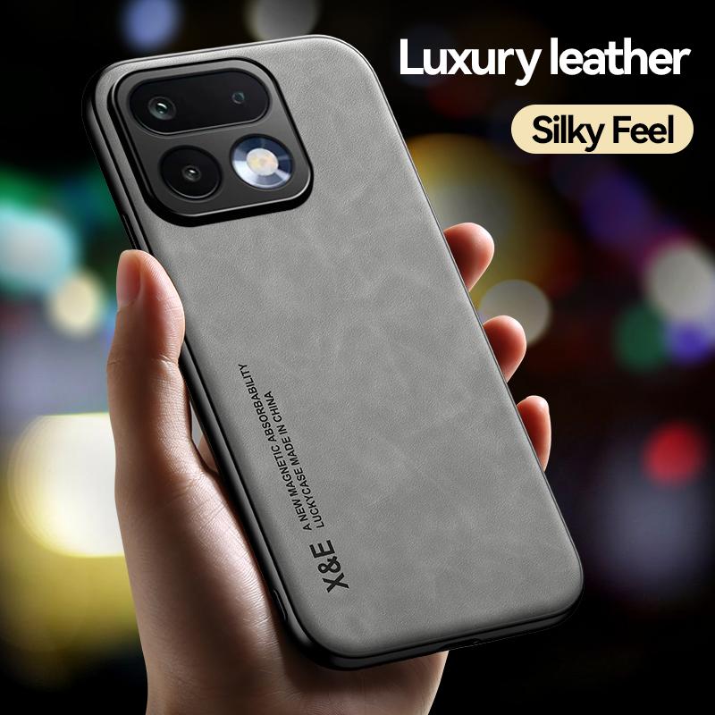 For Realme 16 15 14 Pro Plus 14T Light Luxury Sheepskin Magnetic Phone Case For Realme GT8 GT7 C85 Pro C75 GT6 GT6T GT7T