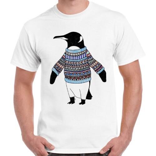 Penguin Funny Sweater Cool Animal Unisex T Shirt 2402
