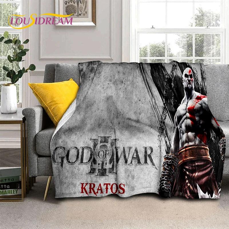 29 Style Kratos God of War Games Cartoon Blanket,Soft Throw Blanket for Home Bedroom Bed Sofa Picnic Travel Office Cover Gifts