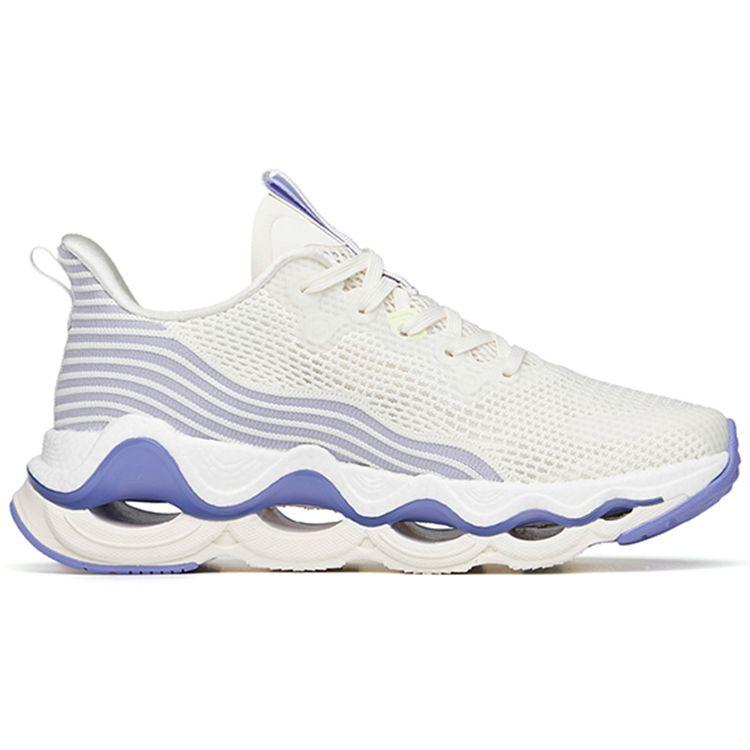 Anta Mars putų patogūs žemo profilio bėgimo bateliai moterims sportbačiai balti violetiniai 122225582-1