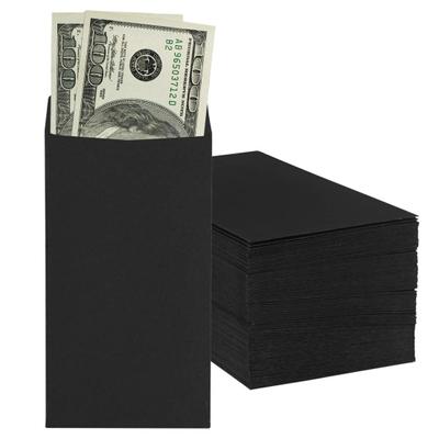 50 Uds. De sobres para efectivo, contenedor para dinero, Color brillante, resistente al desgaste, sobres ultrafinos para almacenamiento de monedas DIY que no se decoloran
