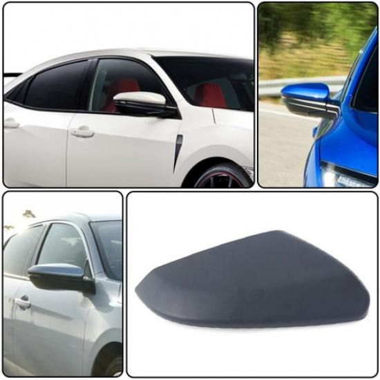 Right Passenger Side Rearview Mirror Caps Cover Trim For Honda Civic 2016-