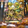 Cycling Couple Frog, 2D Flat Acrylic, Decoration, Suitable for Garden, Potted Plant, Outdoors, Christmas, Halloween