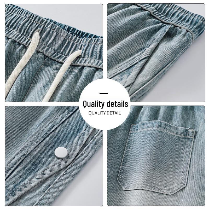 :CHOCOOLATEit Men's Washed Straight-Leg High Street Jeans