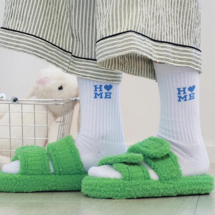 Home sweet home sports cushion socks white