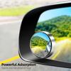 HdoorLink 2Pcs Car Mirror HD Convex Mirror Blind Spot Auto Rearview Mirror 360 Degree Adjustable Blind Spot Mirror